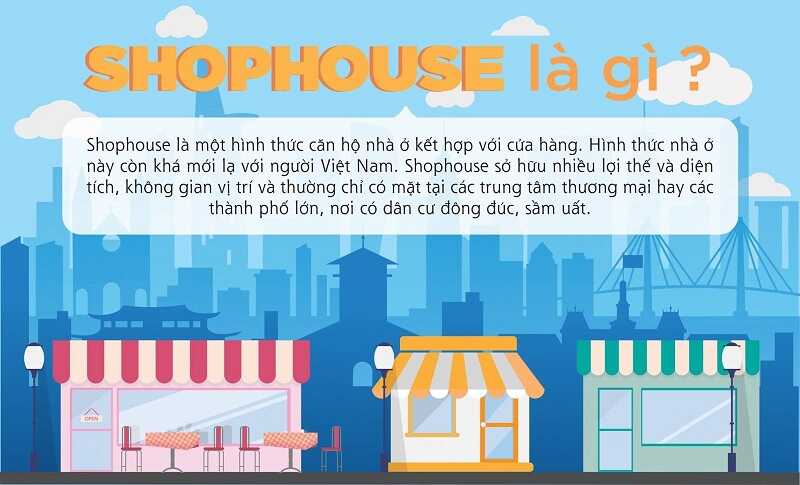 Shophouse Nhà phố thương mại là gì ?